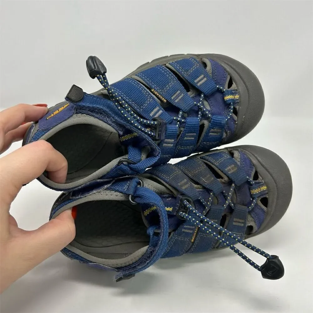 KEEN Youth Newport H2 Blue Water Sandals Size 2 Hiking Sports Summer Comfort